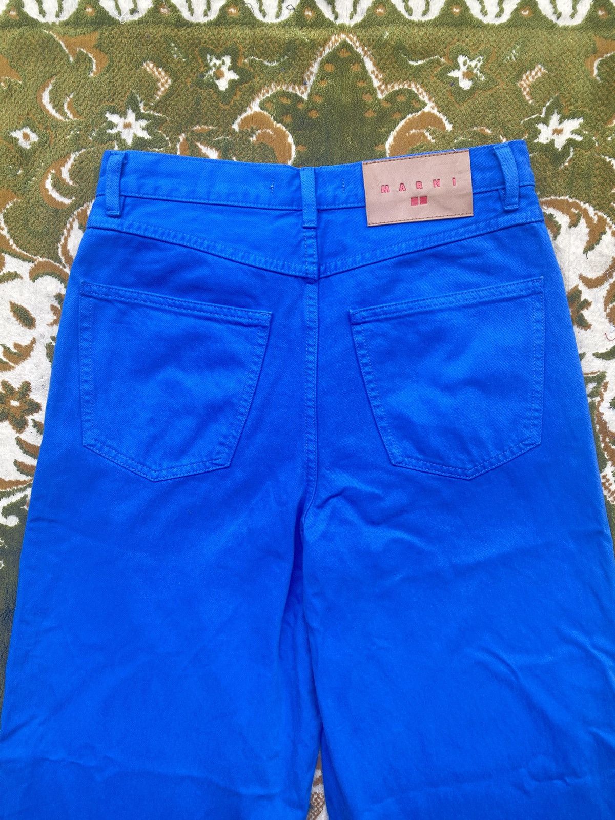 Marni × Uniqlo Marni x Uniqlo Blue Wide Leg Jeans Size 25" / US 0 / IT 36 - 6 Thumbnail