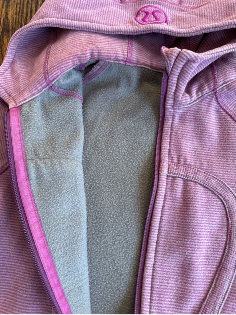 Lululemon Lululemon Define Hoodie in Rare Purple Stripe | Size 6 Size M / US 6-8 / IT 42-44 - 5 Thumbnail