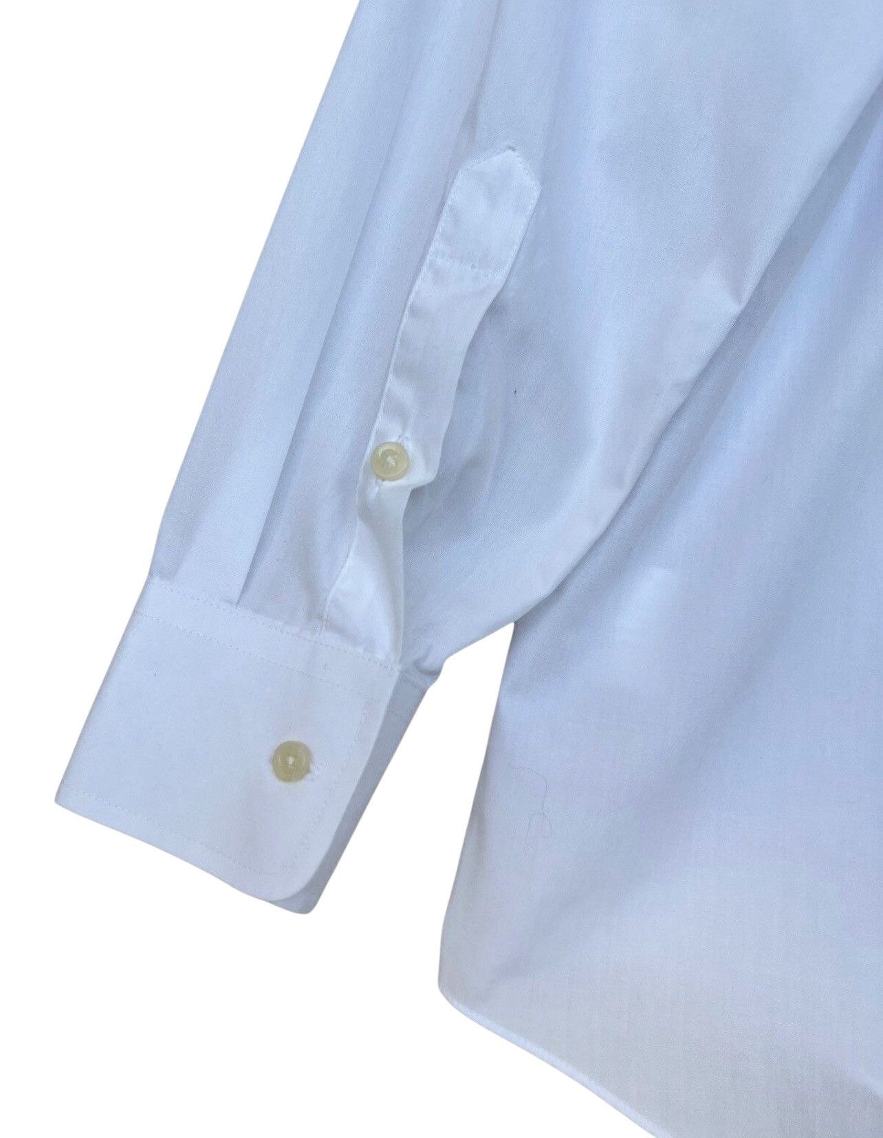 Designer × Japanese Brand × Kansai Yamamoto Vintage Kansai Yamamoto Button Up Blank White Shirt Size US L / EU 52-54 / 3 - 4 Thumbnail