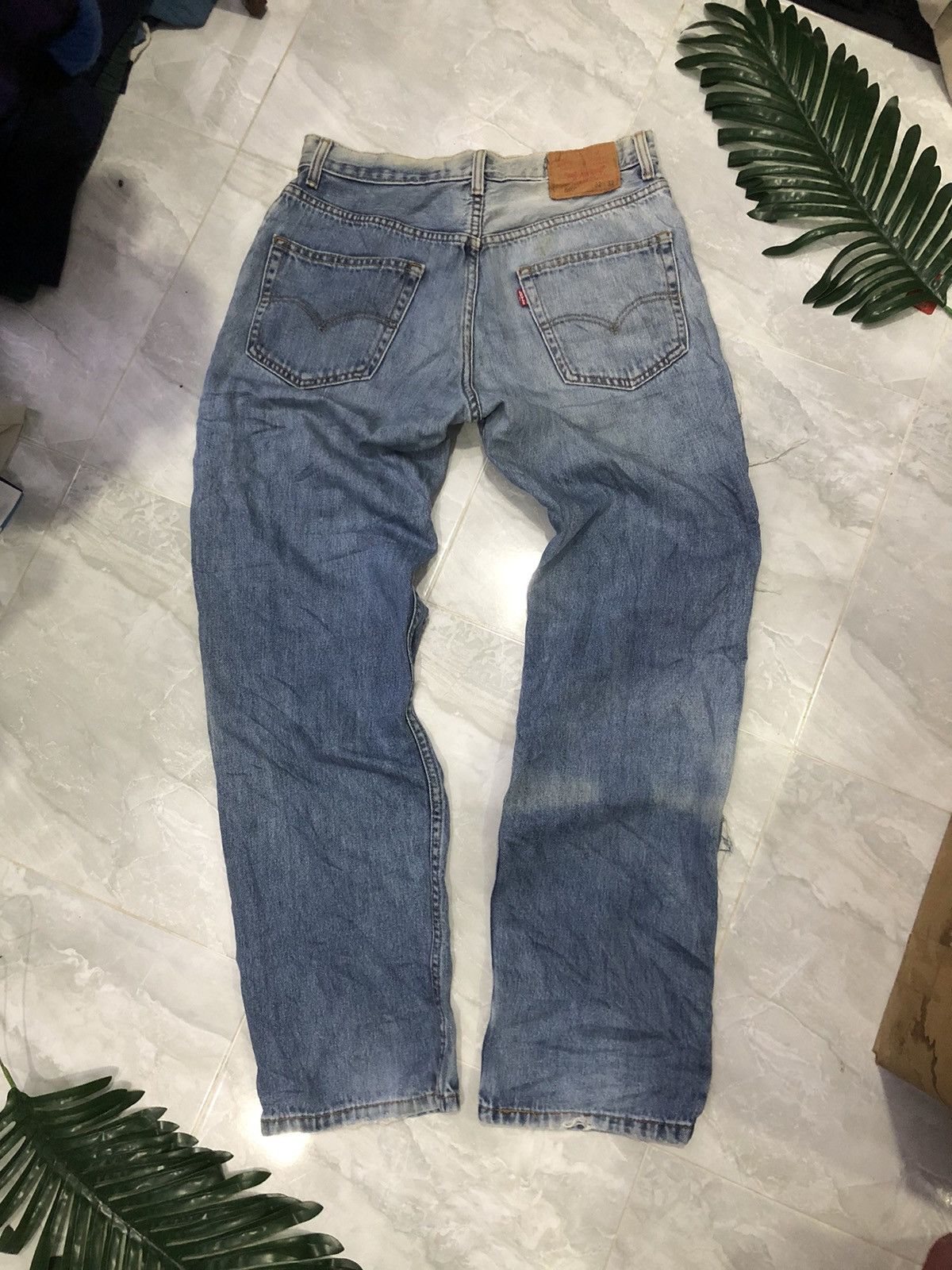 Levi's Vtg. Levi’s 550 Distressed Custom Ripped Jeans - One of One Size US 31 - 11 Thumbnail