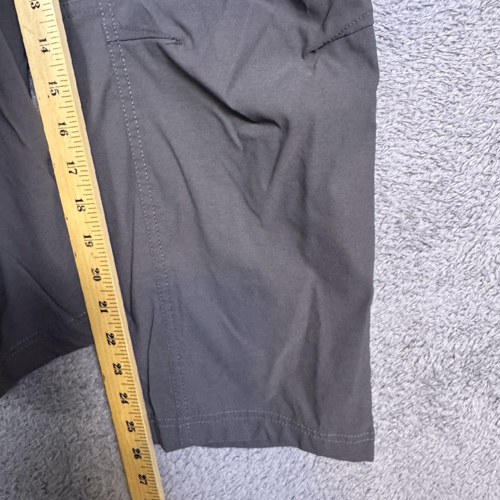 Eddie Bauer Eddie Bauer First Ascent Pants Mens 33x26 Cargo Hike Pro Guide Unlined Hemmed Gray / 33 Slim? Size US 33 - 7 Thumbnail
