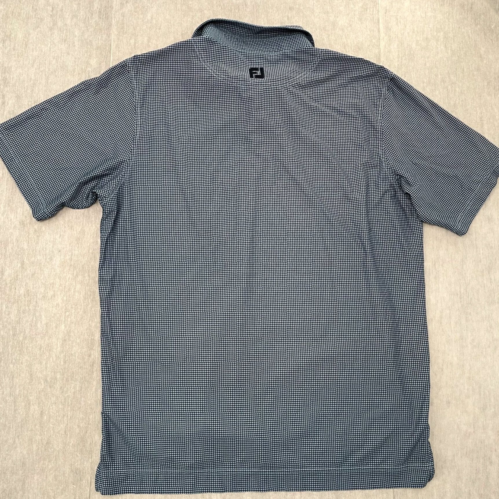 Footjoy FootJoy Shirt Adult Large Blue Polo Golf Houndstooth Florida Logo Mens L Size US L / EU 52-54 / 3 - 2 Thumbnail