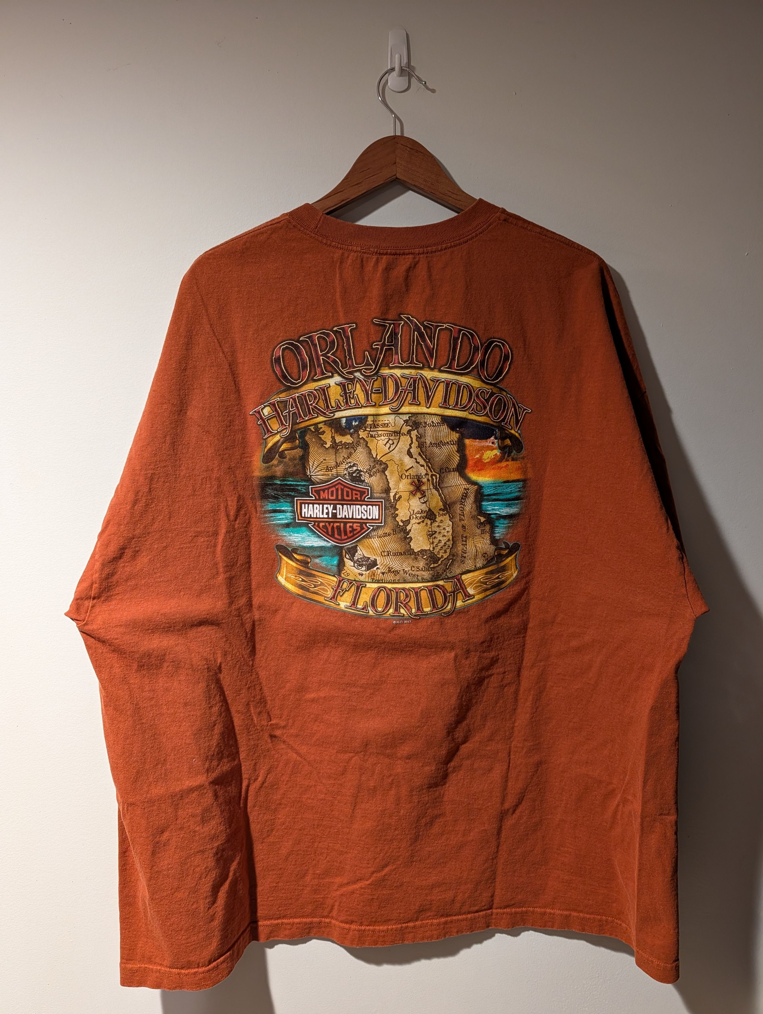 Harley Davidson Harley Davidson T-Shirt Skull Graphic Biker Motorcycle Heavy Size US XXL / EU 58 / 5 - 5 Thumbnail
