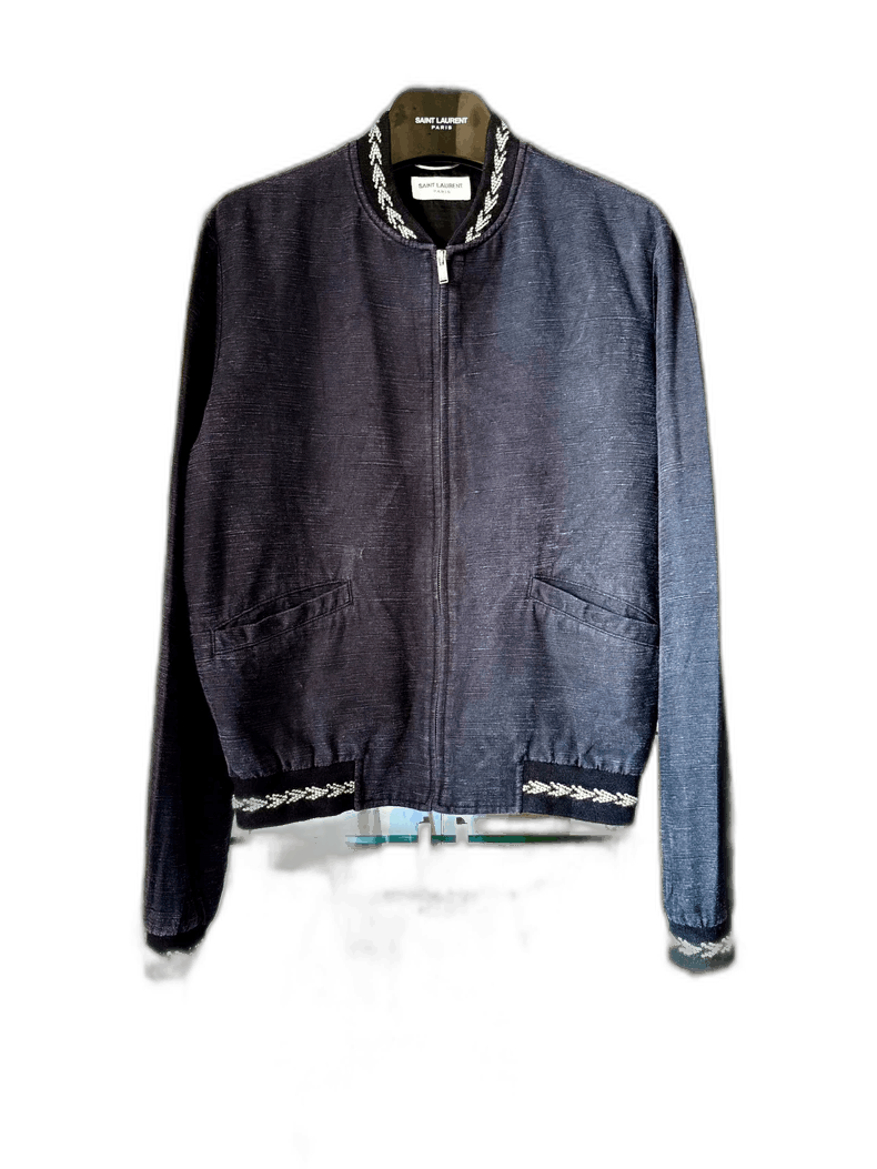 Saint Laurent Paris saint laurent black ethnic embroidery jacket Size US S / EU 44-46 / 1 - 1 Thumbnail