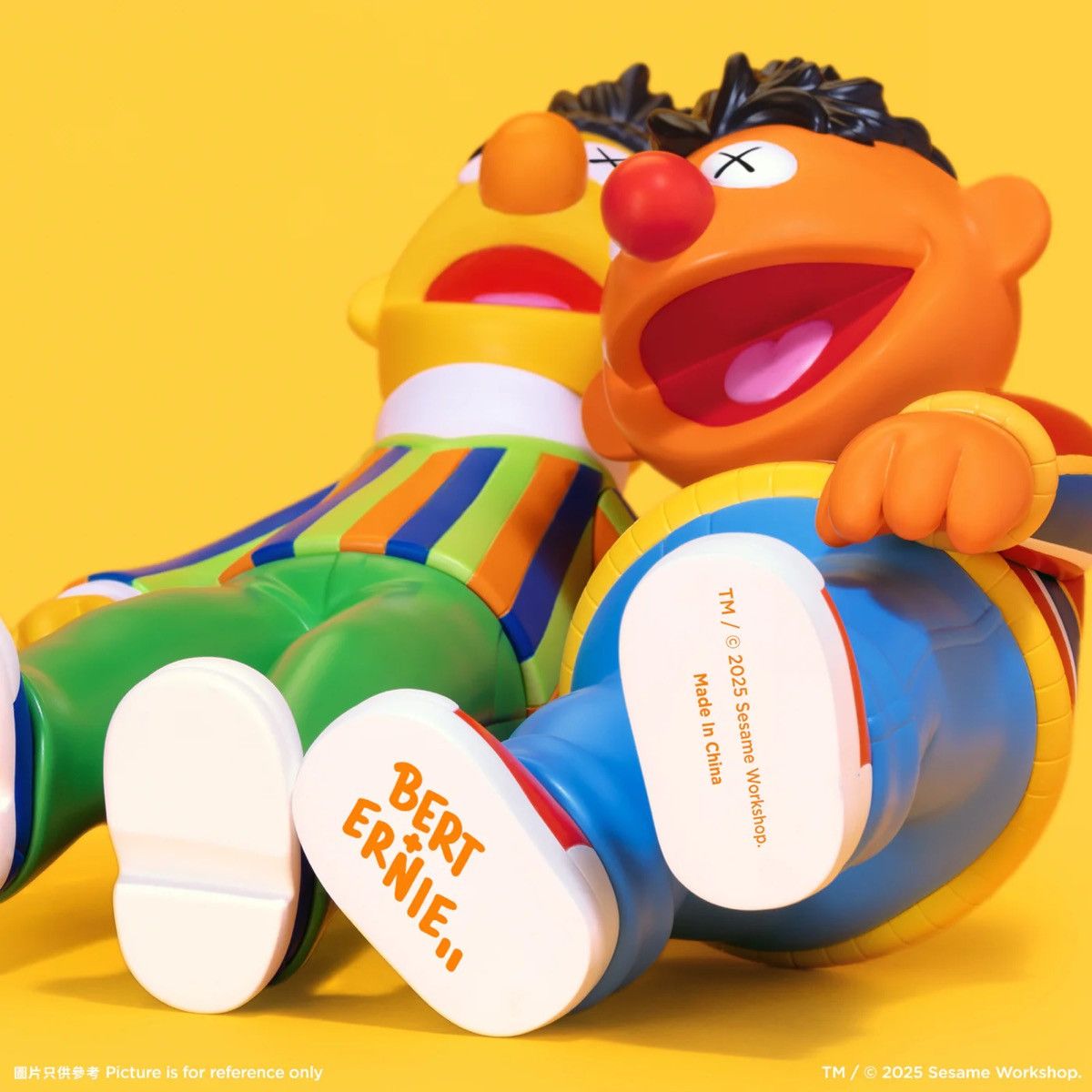 Kaws KAWS x Sesame Street Full Set Elmo Bert Ernie Oscar Big Bird Size ONE SIZE - 19 Thumbnail