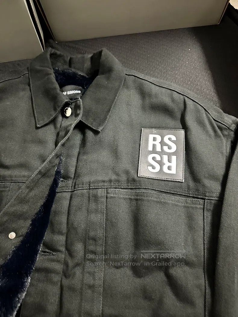 Raf Simons Raf Simons Fur denim coat Size US S / EU 44-46 / 1 - 2 Thumbnail
