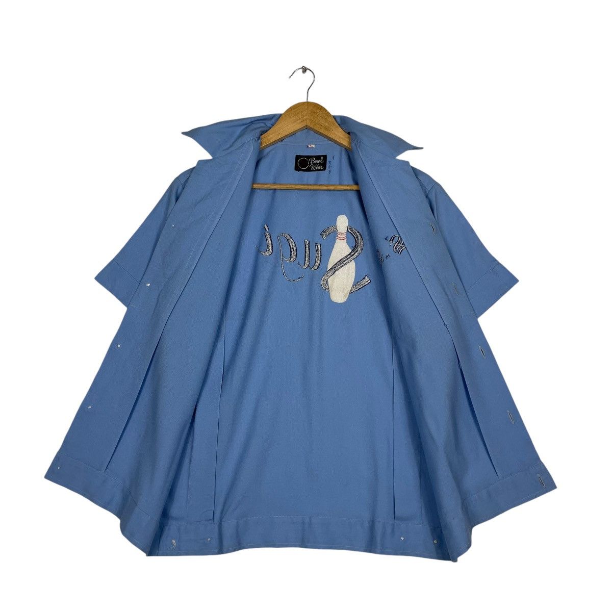 Japanese Brand × Vintage 💥80s SUGI BOWLING SHIRT BUTTON WEAR Size US M / EU 48-50 / 2 - 6 Thumbnail