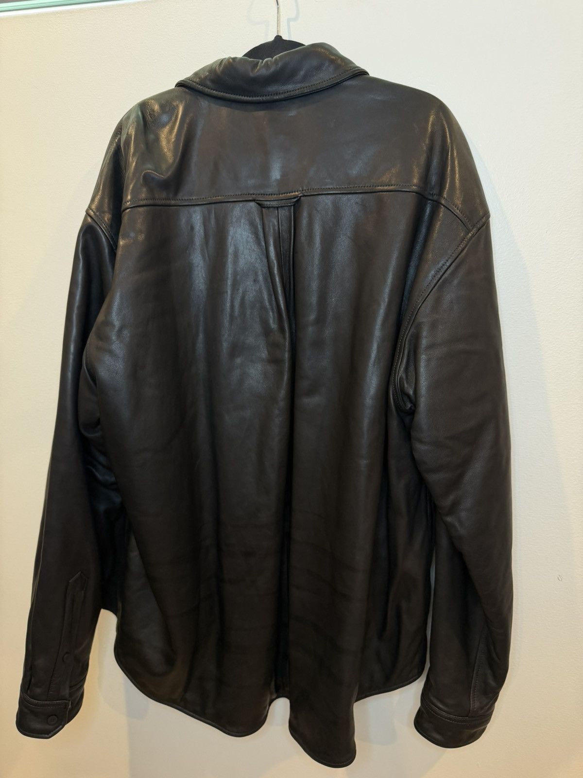 Balenciaga Balenciaga Smooth Soft Leather Padded Jacket Size US M / EU 48-50 / 2 - 8 Thumbnail