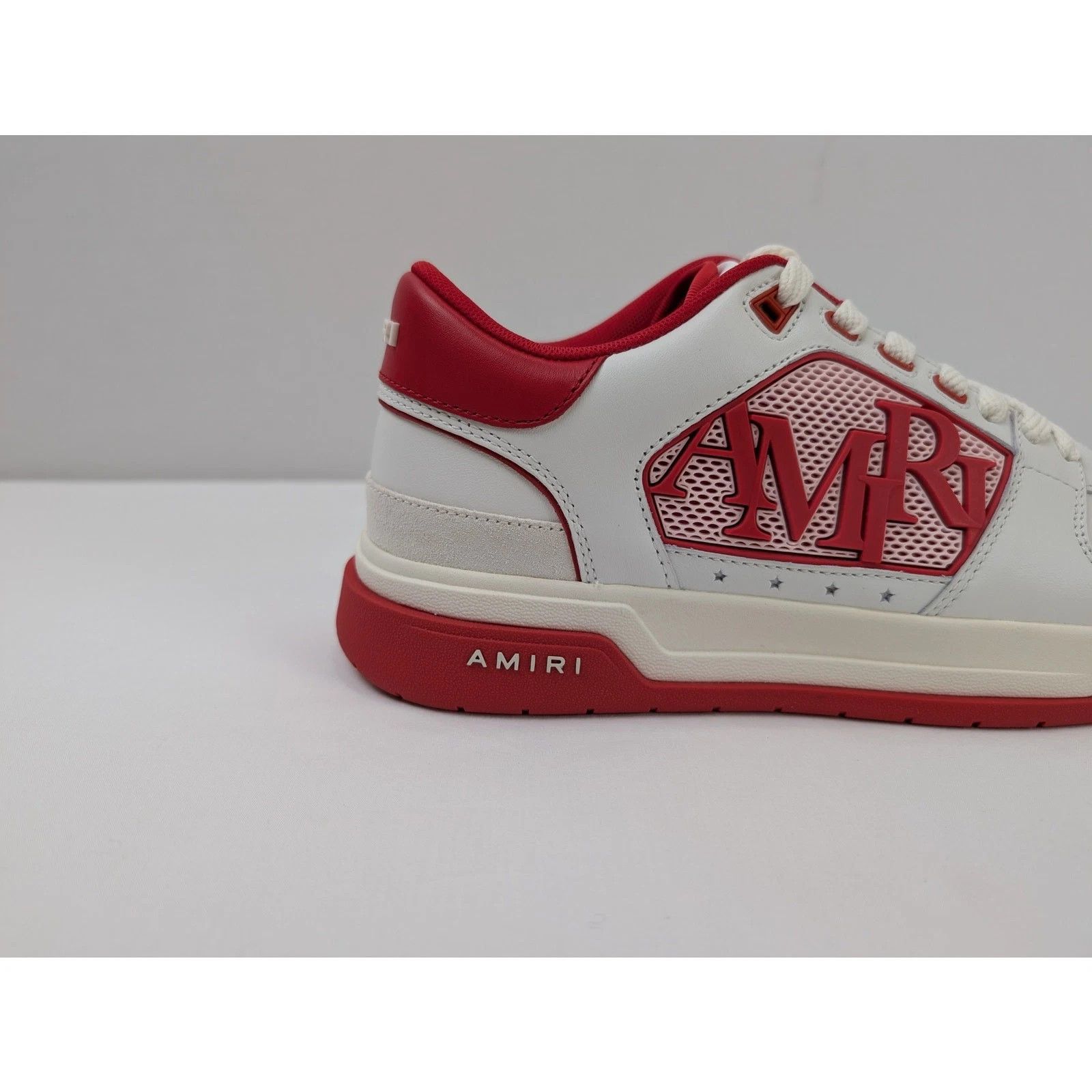 Amiri o1rshd1 Classic Low top Sneakers in White/Red Size US 10 / EU 43 - 4 Thumbnail