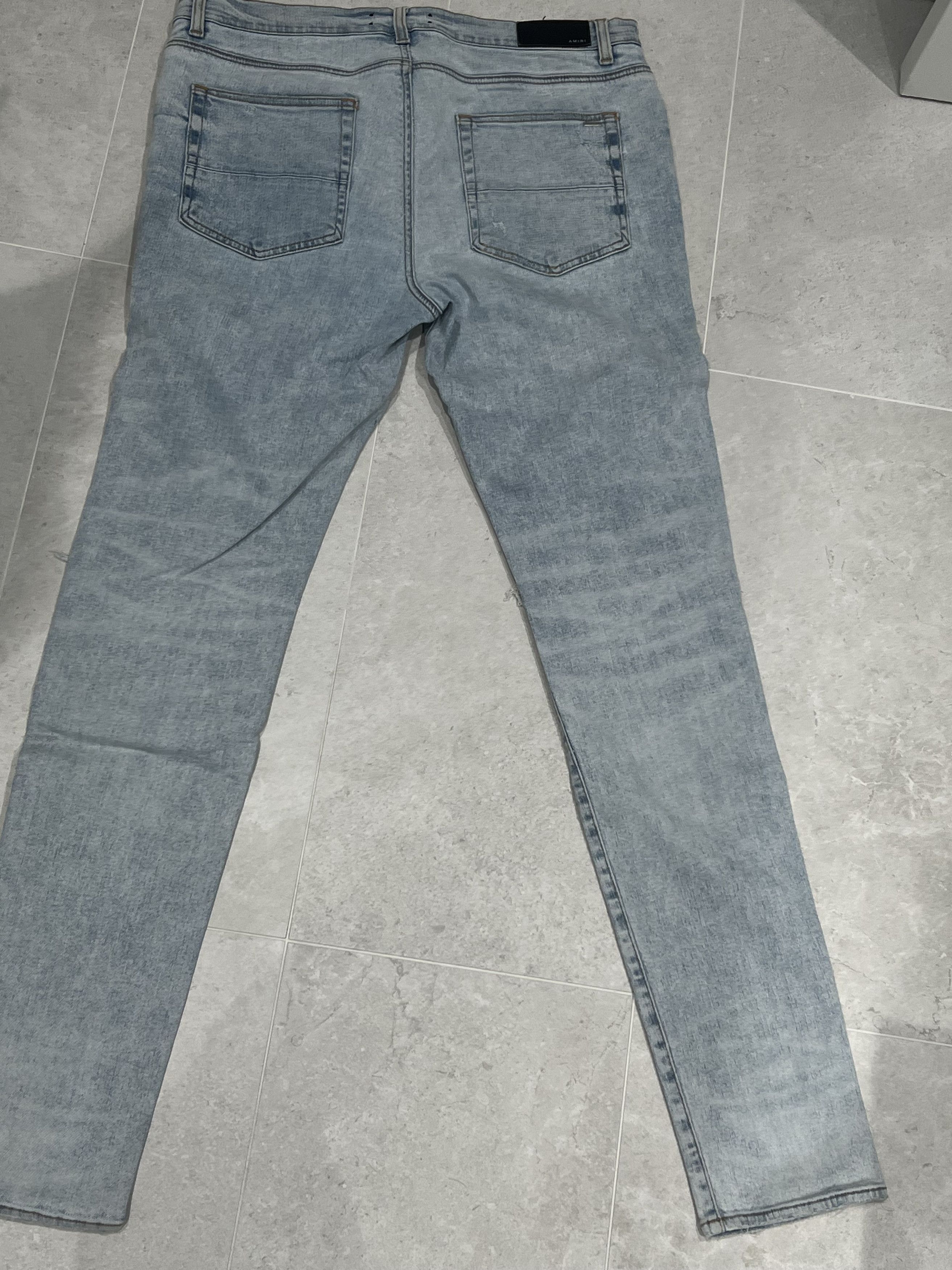 Amiri Amiri Indigo Thrasher Jean Tye dye Patches Size US 38 / EU 54 - 2 Thumbnail