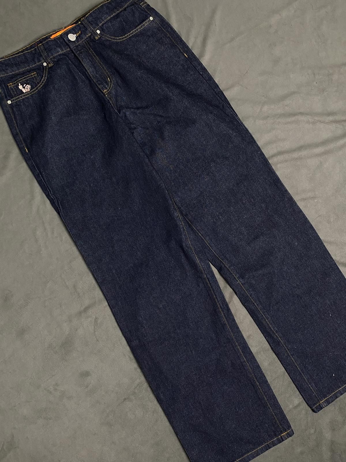 Japanese Brand Rare Astro Boy Graphic Design Denim Jeans 32 - Dark Wash Size US 34 / EU 50 - 5 Thumbnail