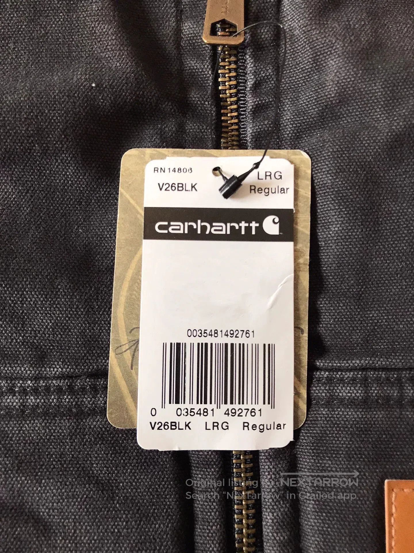 Carhartt Carhartt V26 Canvas Work Vest. Size US L / EU 52-54 / 3 - 8 Thumbnail