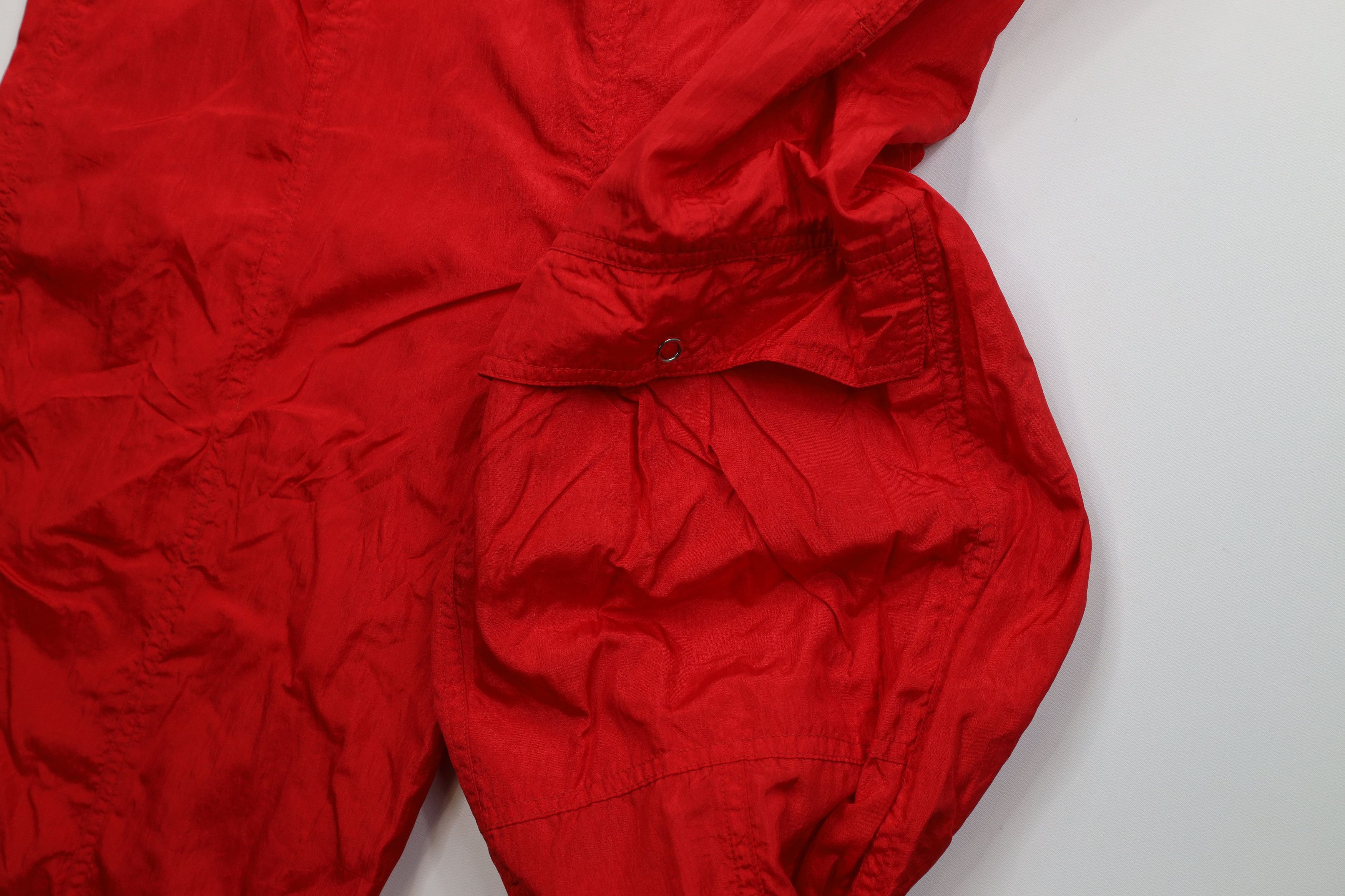 Adidas Vintage 70s 80s Adidas Pocket Windbreaker Joggers Pants Red Size US 36 / EU 52 - 6 Thumbnail