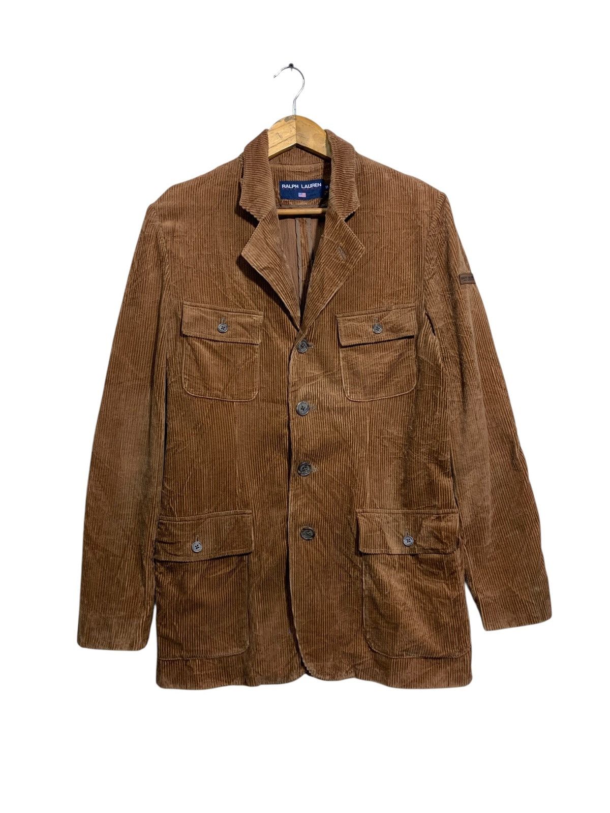 Polo Ralph Lauren 🔥POLO SPORT RL CORDUROY JACKETS BROWN Size US M / EU 48-50 / 2 - 1 Thumbnail