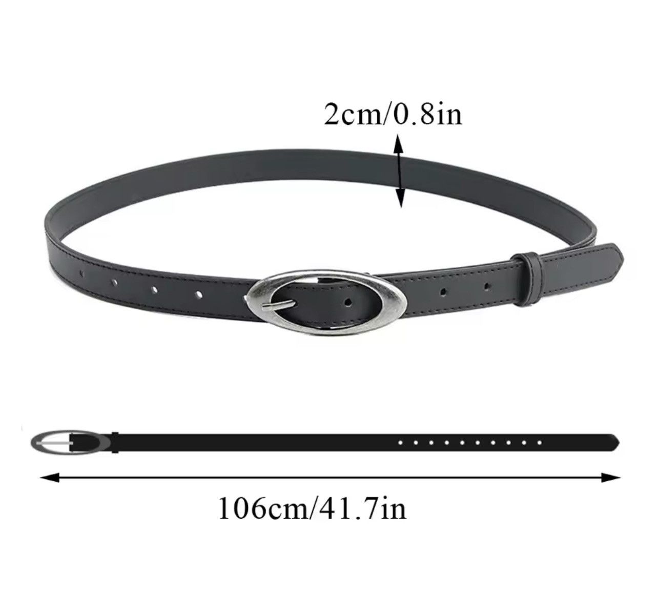 Japanese Brand × Vintage Harajuku Y2K Pu Leather Belt Size ONE SIZE - 5 Thumbnail