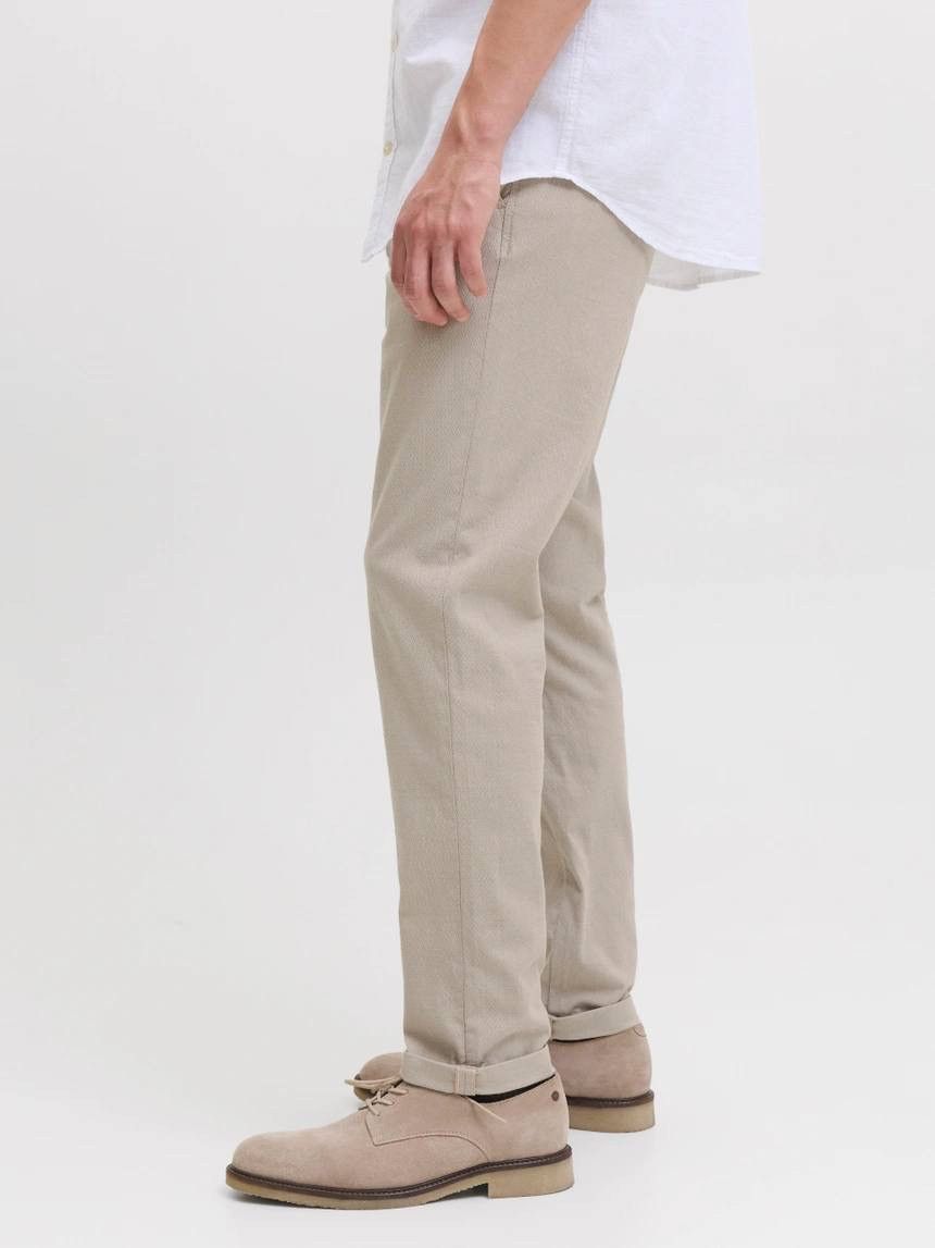 Jack & Jones Jack & Jones Mens Beige Cream Chino Trousers Pants Size US 31 - 2 Thumbnail