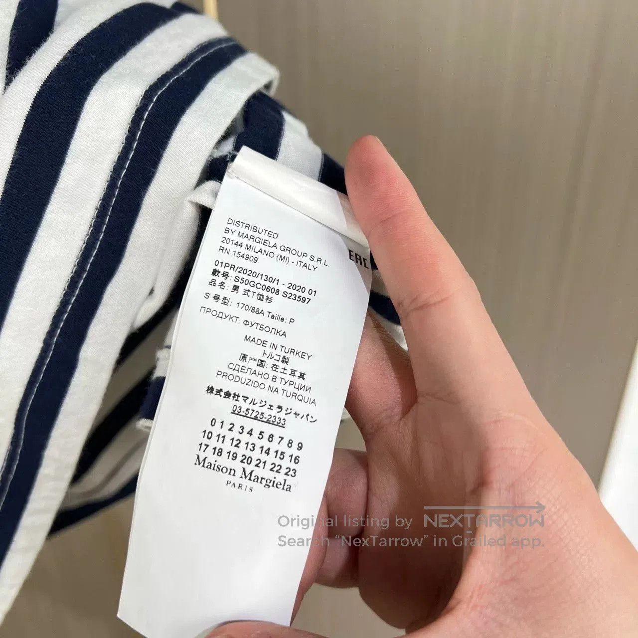 Maison Margiela Maison Margiela Striped Short Sleeve. Size US S / EU 44-46 / 1 - 6 Thumbnail