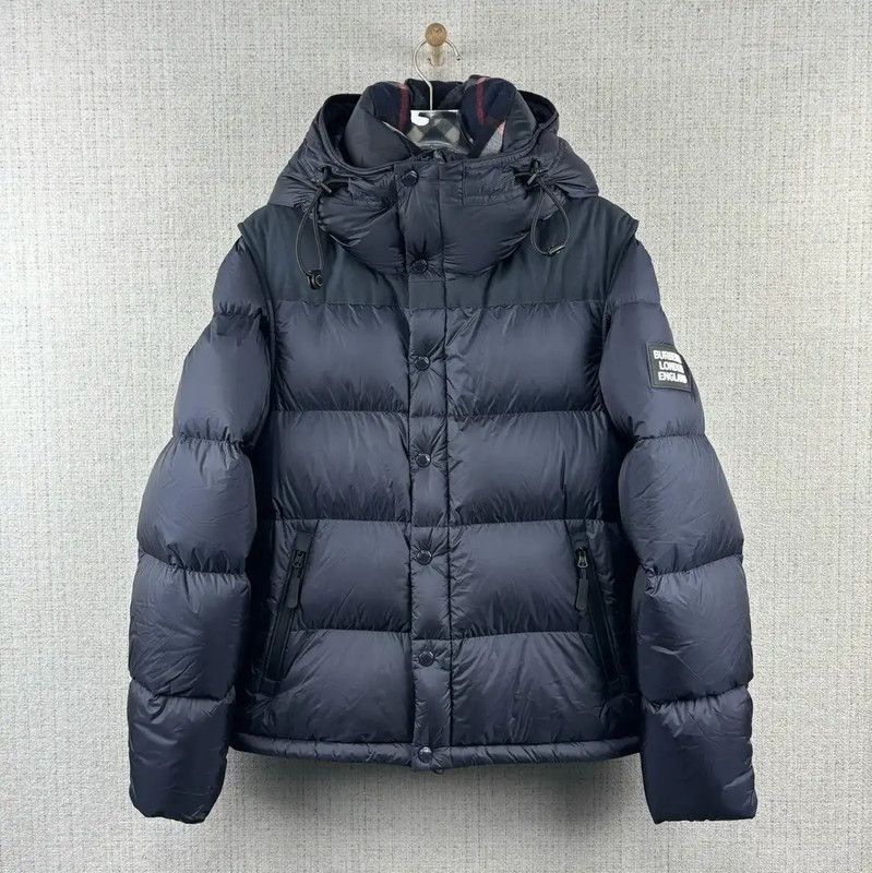 Burberry Burberry Men's Winter Down Jacket in Dark Blue Size US M / EU 48-50 / 2 - 1 Thumbnail