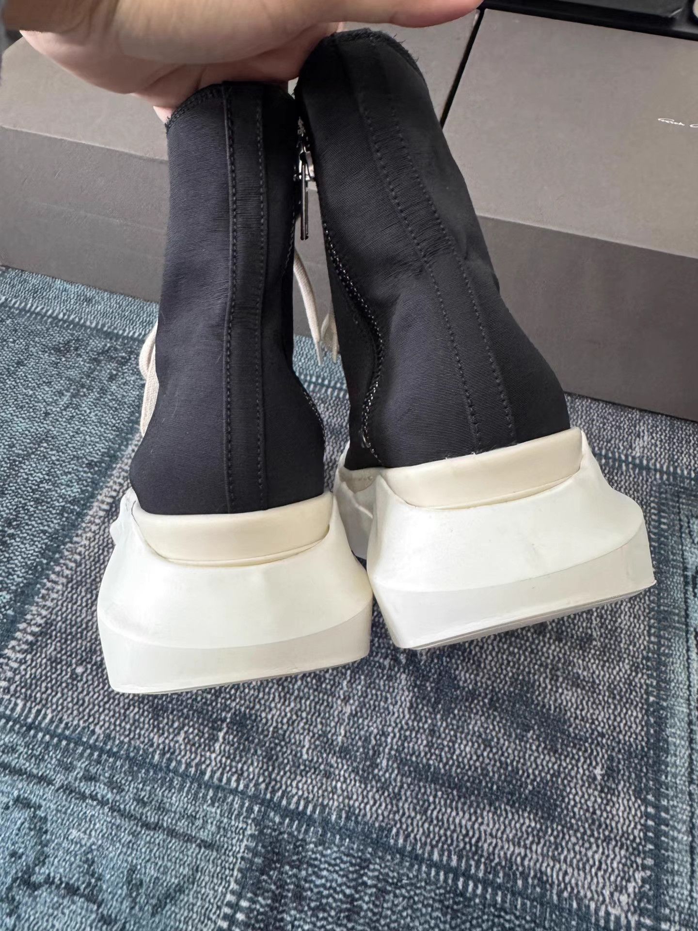 Rick Owens Rick Owens DRKSHDW Tank Sole Converse Style Sneakers Size US 7 / EU 40 - 3 Thumbnail