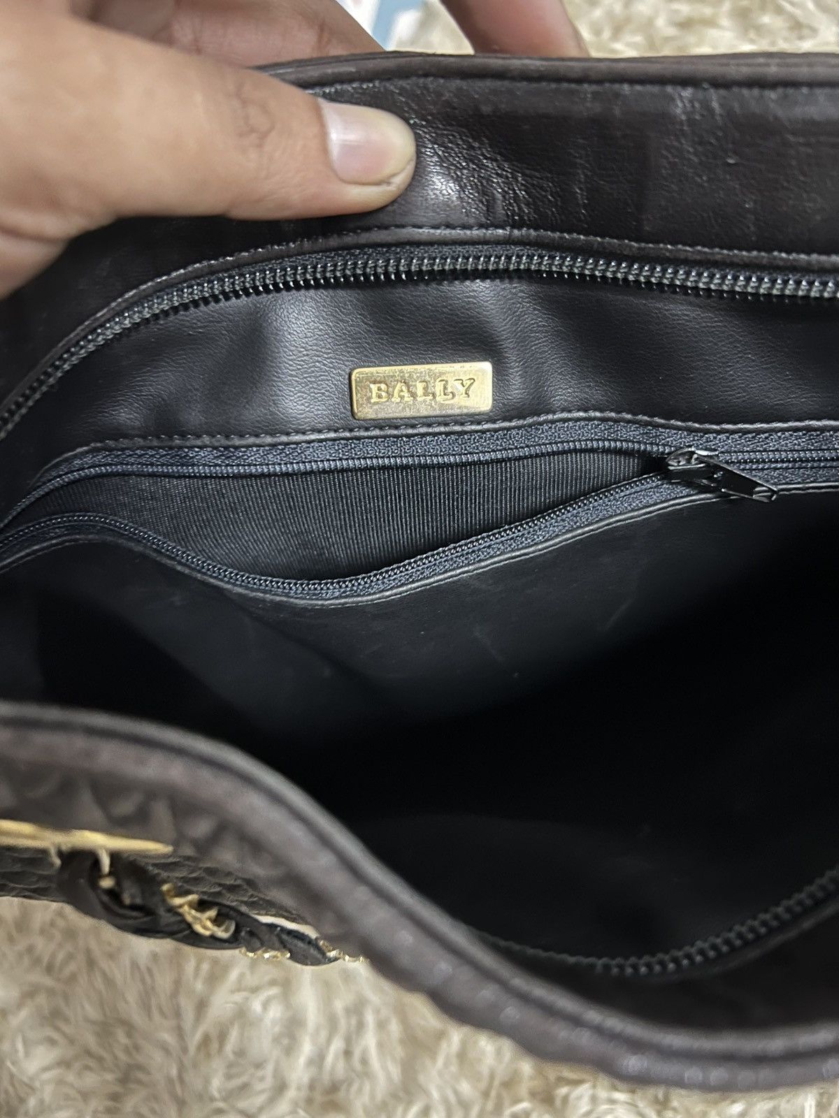 Bally Vintage BALLY LEATHER BAG Size ONE SIZE - 8 Thumbnail