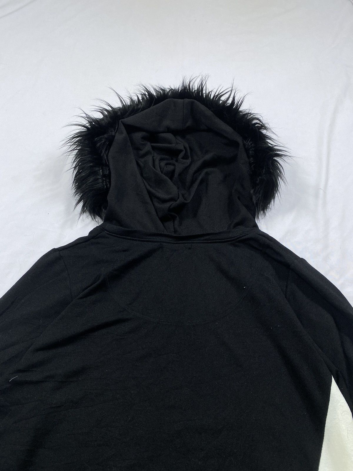 20471120 Japanese Poem Gothic punk skull fur hoodie ifsix lgb style Size US L / EU 52-54 / 3 - 9 Thumbnail