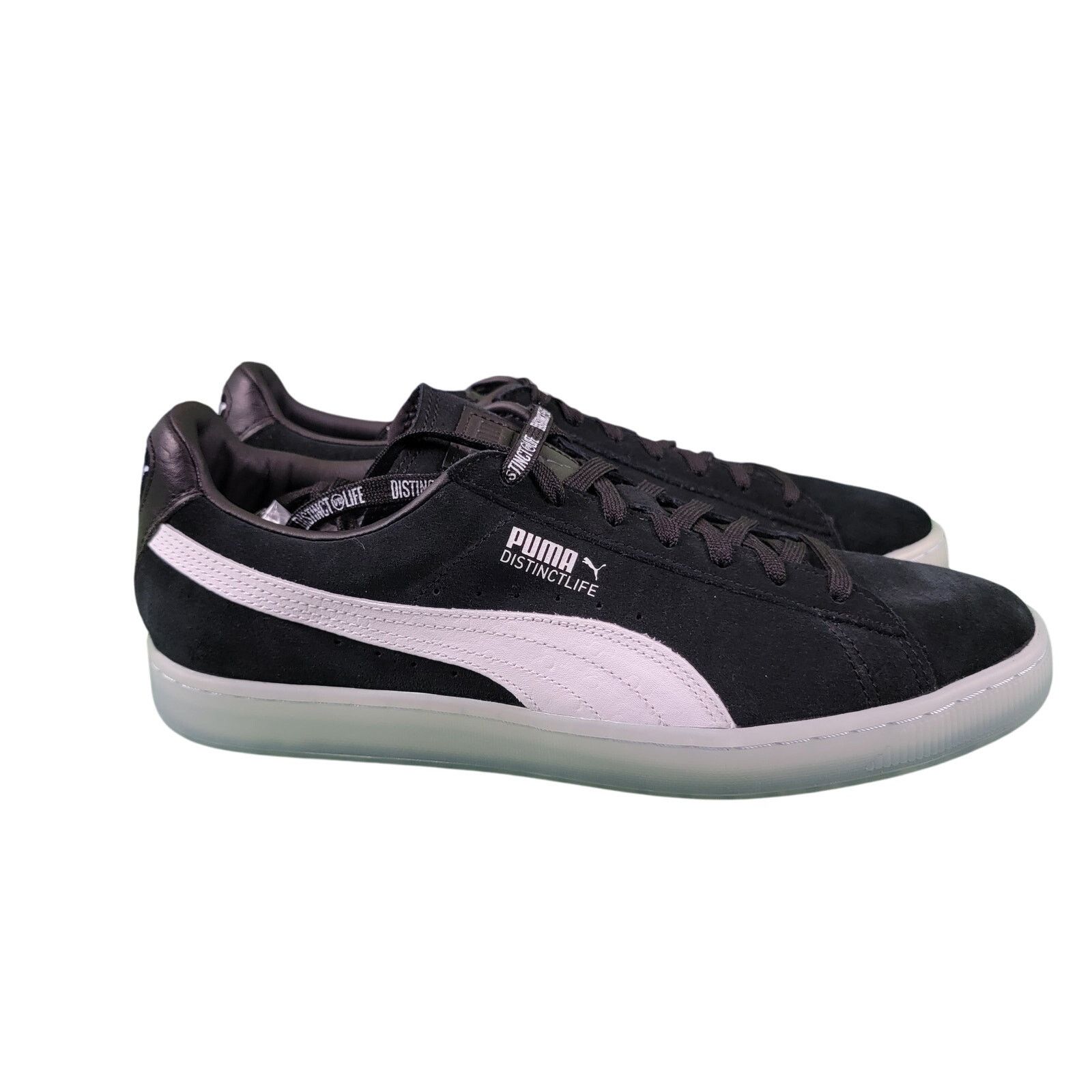 Puma PUMA Suede v2 Distinct Life Black/White Mens Sz 10 36482601 Size US 10 / EU 43 - 2 Thumbnail
