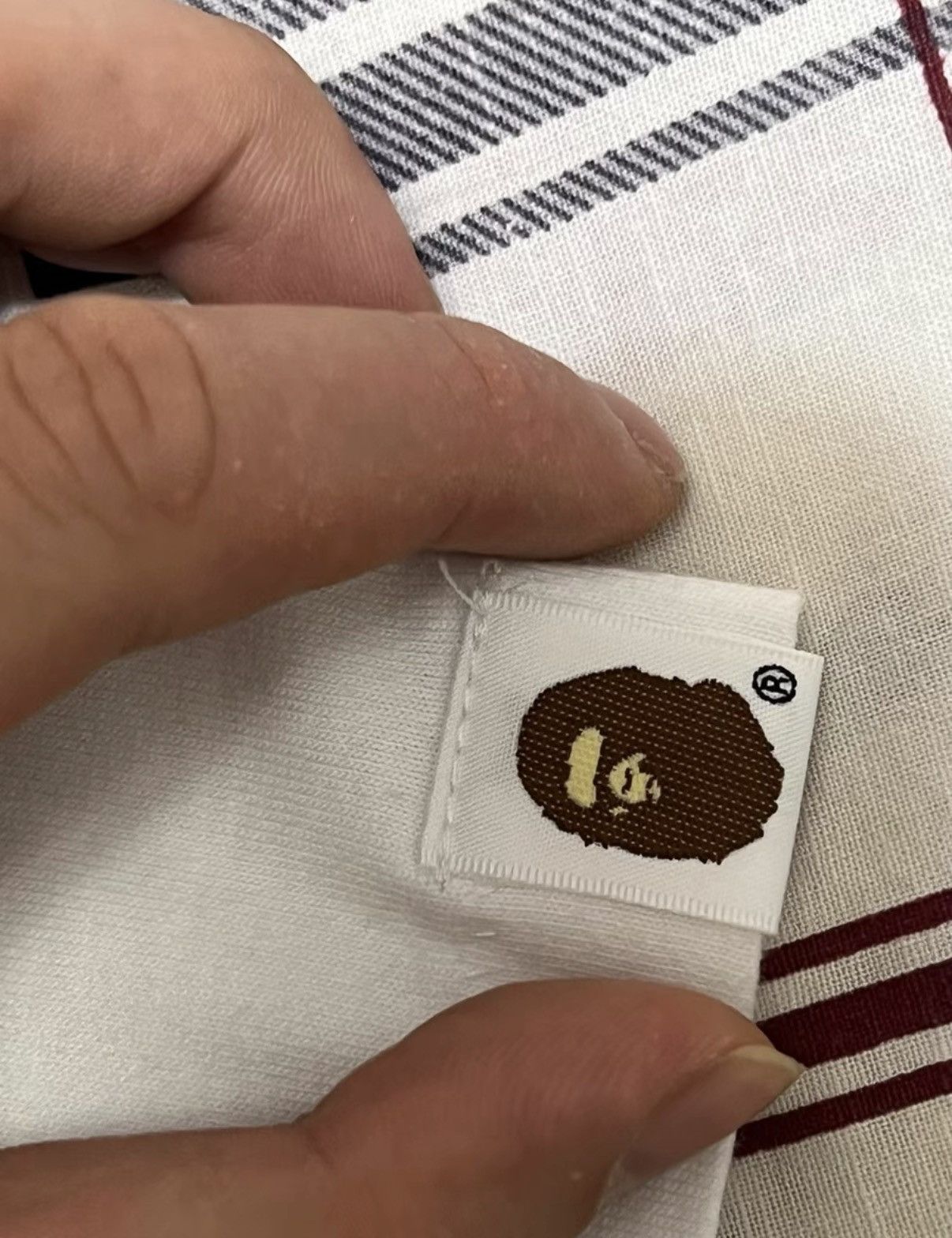 Bape BAPE OG Nigo era, white short-sleeve tee Size US S / EU 44-46 / 1 - 7 Thumbnail