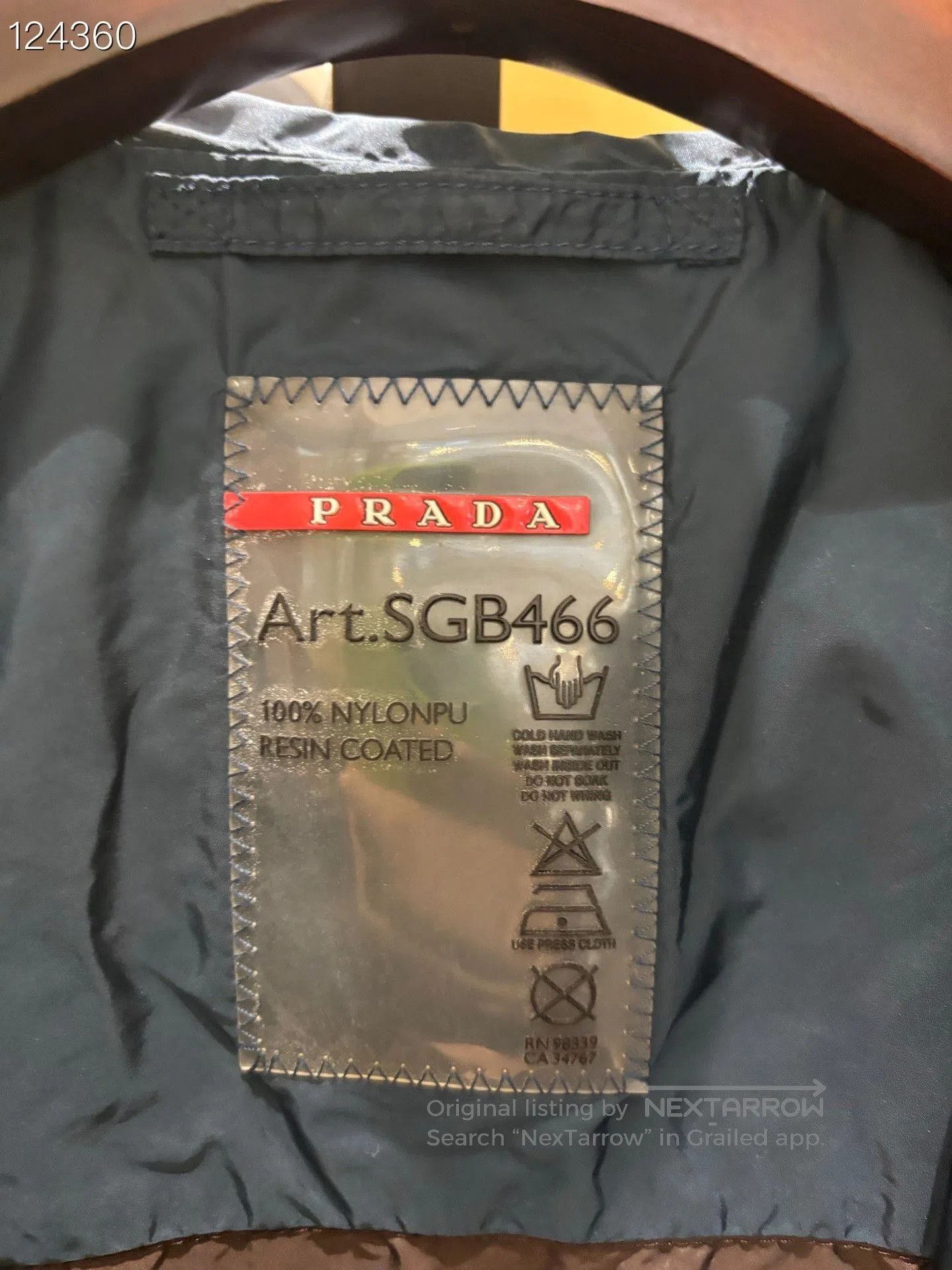 Prada PRADA Men's Nylon Jacket. Size US M / EU 48-50 / 2 - 4 Thumbnail