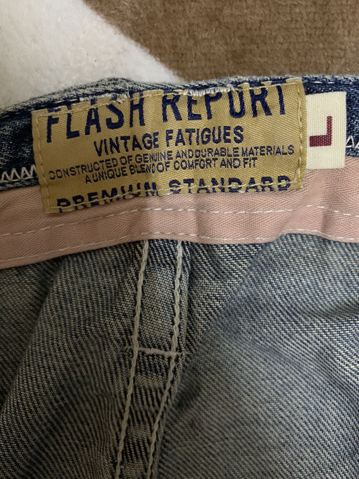 Japanese Brand Vintage Japanese Brand Mud Wash Baggy Fatigue Bush Jeans Size US 34 / EU 50 - 23 Thumbnail