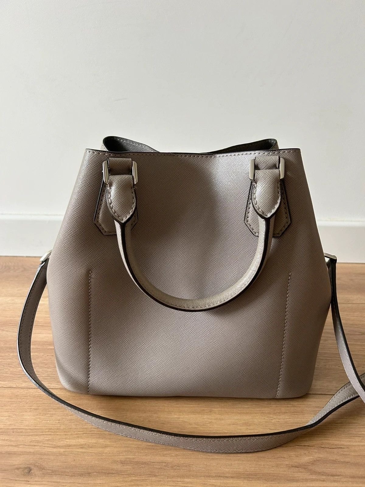 Michael Kors Michael Kors Greenwich leather grey grab bag Size ONE SIZE - 11 Thumbnail