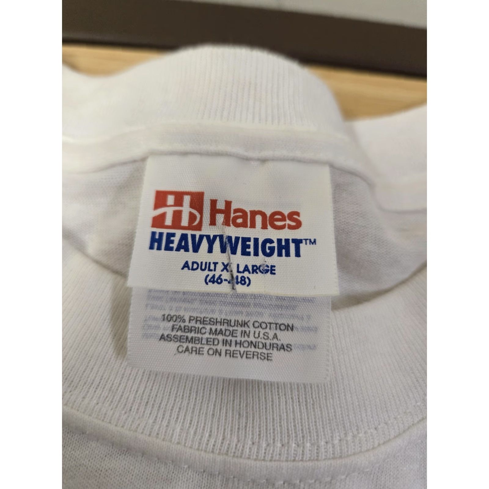 Hanes VINTAGE World Trade Center Shirt Mens XL White 9/11 Memorial USA Flag Hanes Heavyweight Size US XL / EU 56 / 4 - 3 Thumbnail