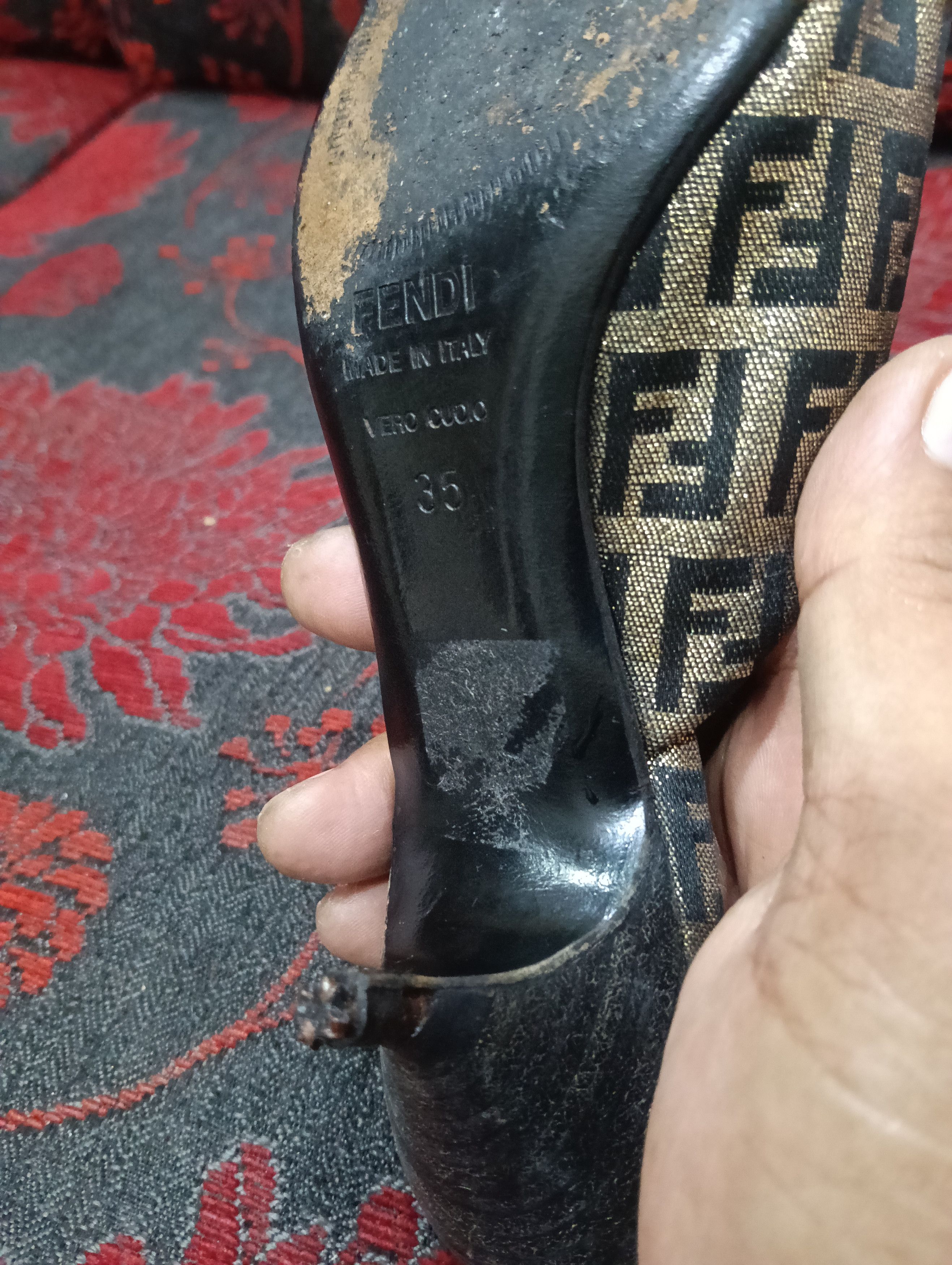 Fendi Vintage Fendi Monogram Vero Cuoio Size US 5 / IT 35 - 13 Thumbnail
