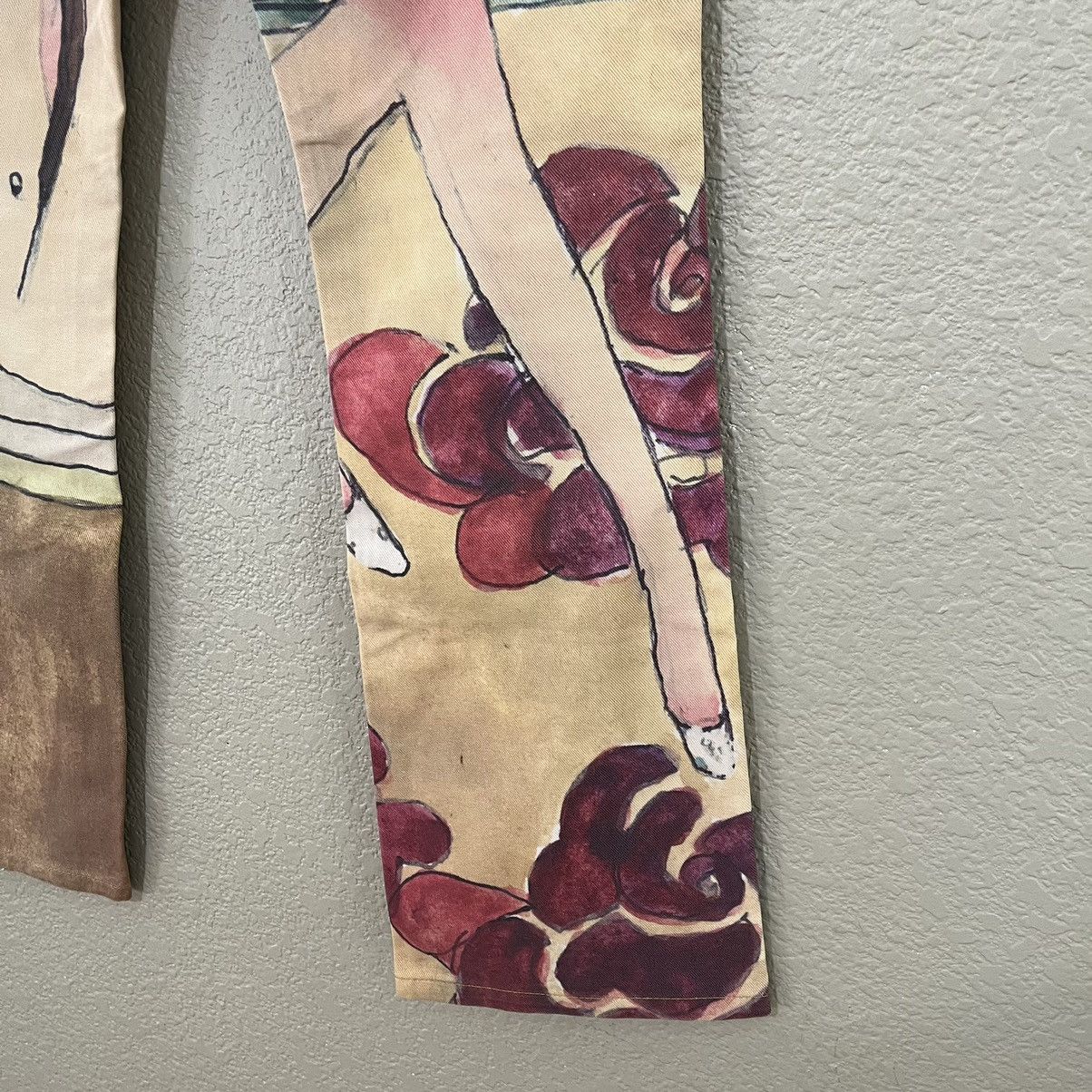 Lee Aya Takano X Lee 2003 All Over Print Denim Jeans Size 28" / US 6 / IT 42 - 8 Thumbnail