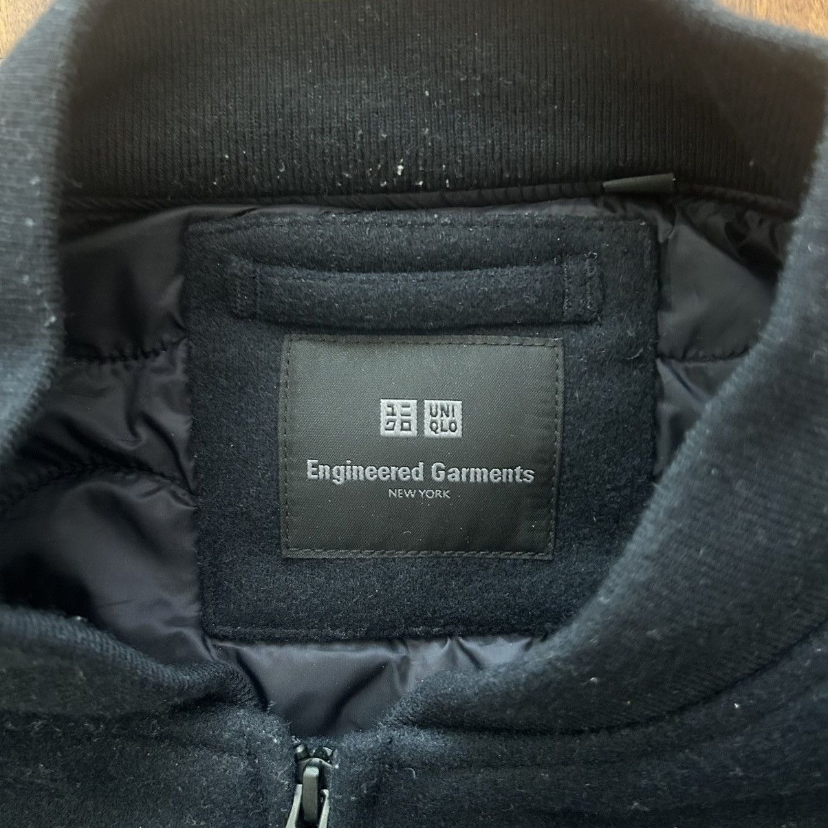 Engineered Garments × Uniqlo Engineered Garments Uniqlo NY Pufftech Bomber Navy Size US XL / EU 56 / 4 - 2 Thumbnail