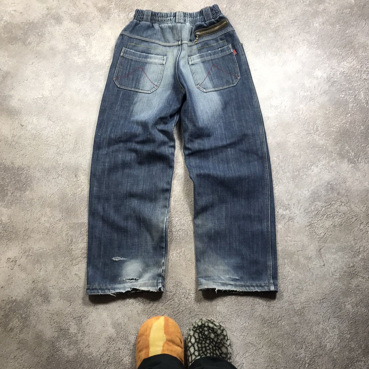 Other Vintage Faded Japan 90s Distressed Denim Jeans Spring Pants Size US 30 / EU 46 - 7 Thumbnail