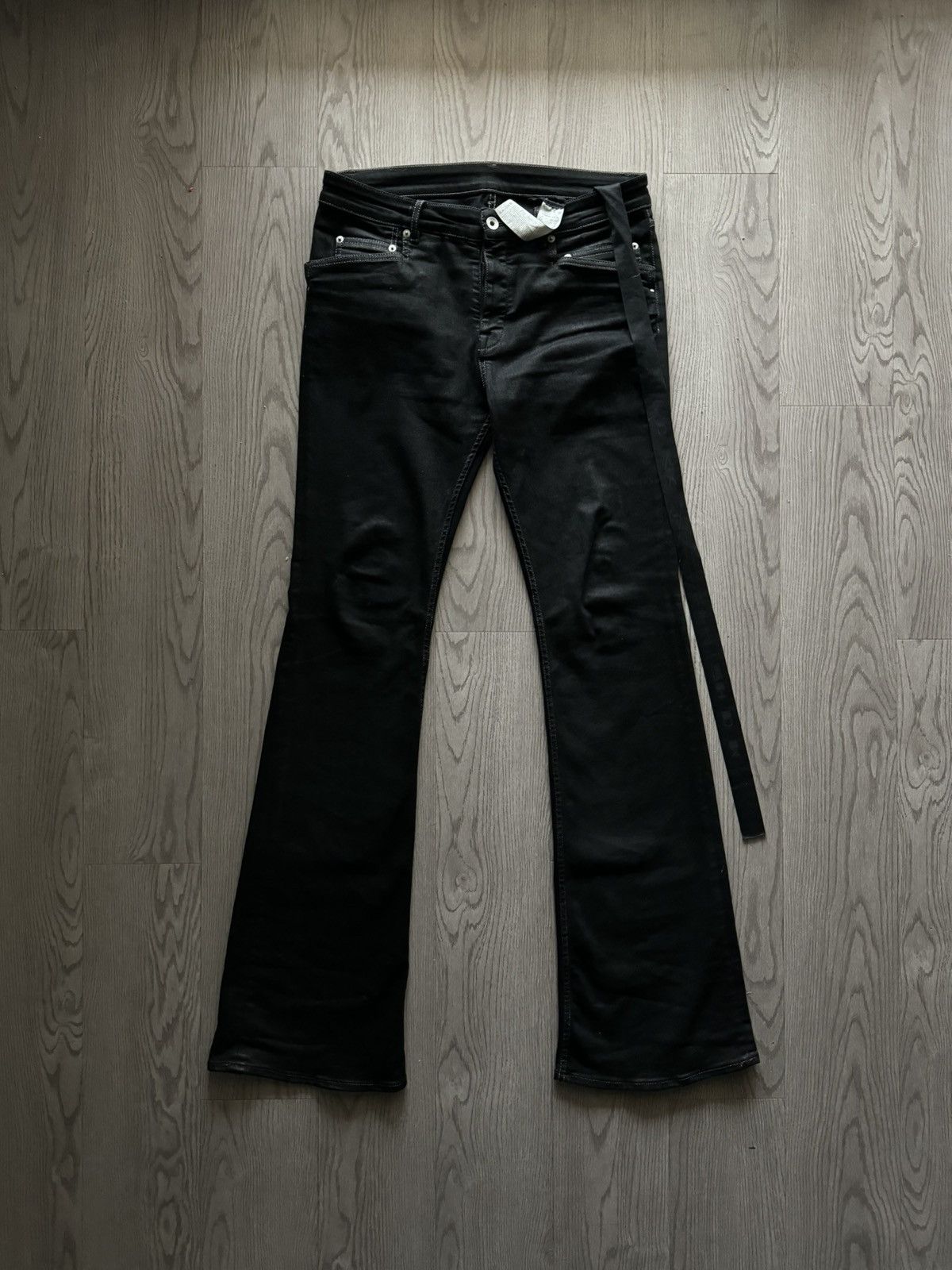 image of Rick Owens x Rick Owens Drkshdw Tyrone Bootcuts in Black, Men's (Size 33)