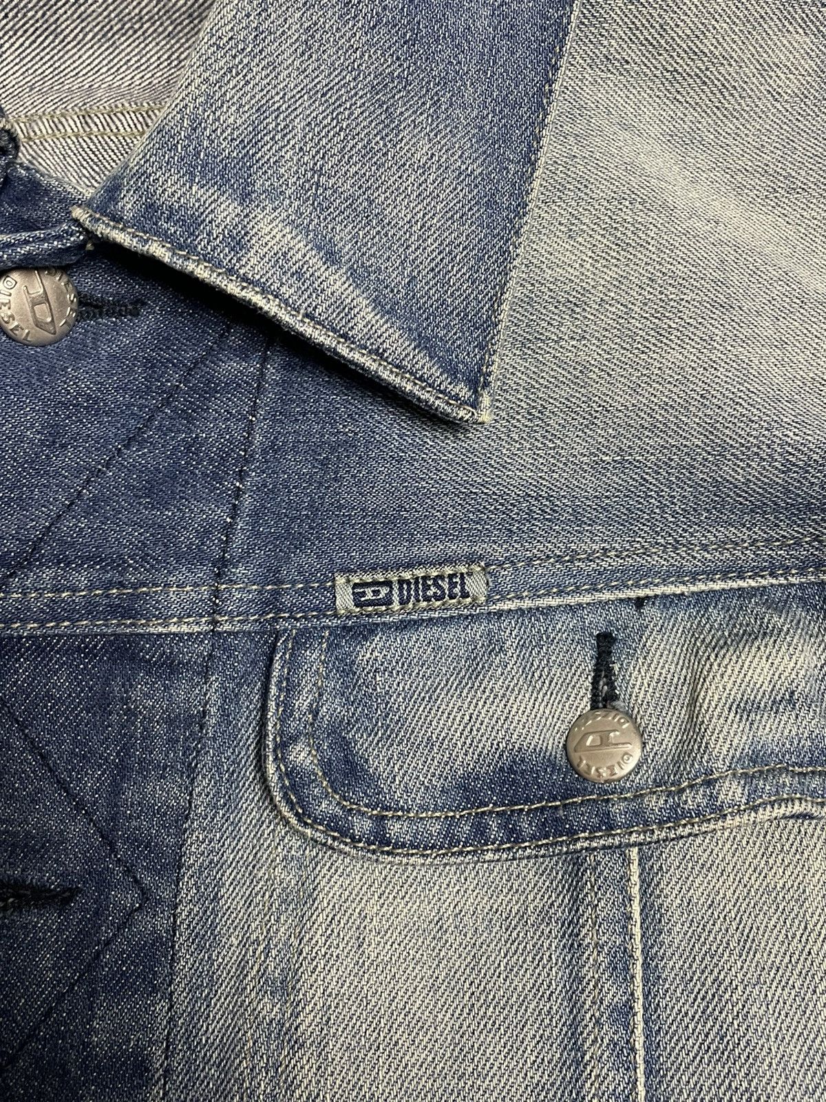 Diesel × Vintage Diesel denim jacket vintage Size US L / EU 52-54 / 3 - 6 Thumbnail