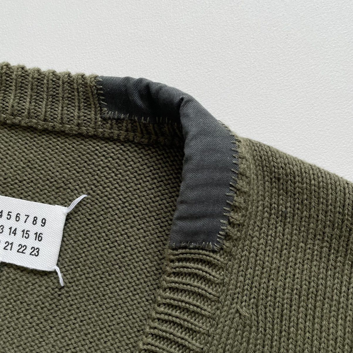 Maison Margiela S/S 13 Military Patch Detail Cardigan Size US M / EU 48-50 / 2 - 8 Thumbnail
