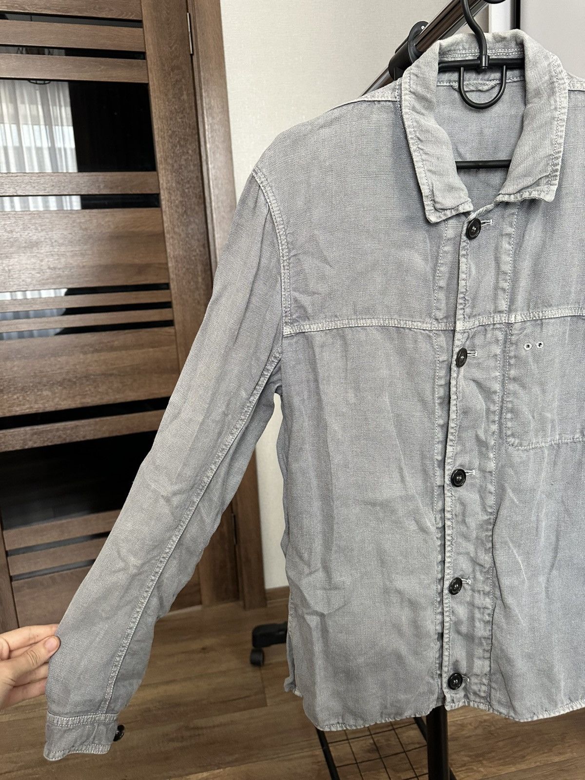 Prada SS 2001 Prada Shirt Overshirt Button Up Long Sleeve Vintage Size US S / EU 44-46 / 1 - 9 Thumbnail