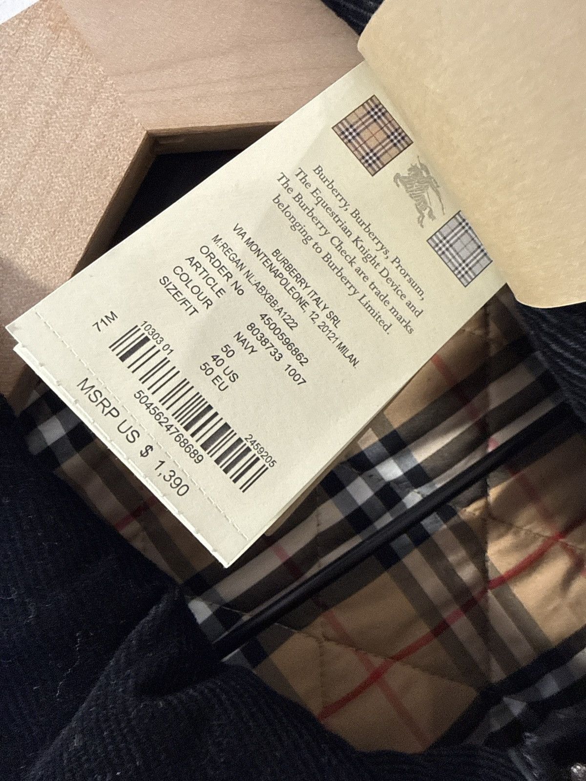 Burberry BURBERRY QUILTED REGAN JACKET *NEW WITH TAG Size XL / US 12-14 / IT 48-50 - 5 Thumbnail