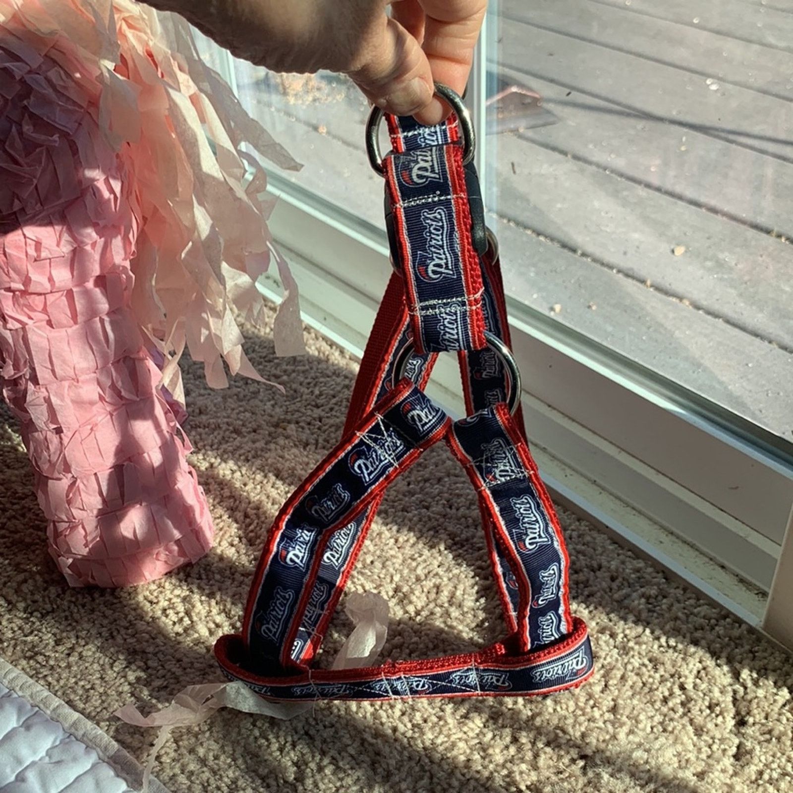 Vintage N.E. Patriots dog harness, step in style Size ONE SIZE - 1 Thumbnail