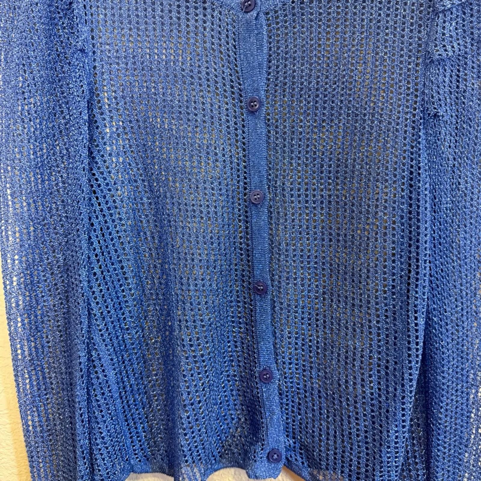 Other Rebecca Minkoff Mesh Knit Cardigan Crop Sweater sz S Size S / US 4 / IT 40 - 2 Thumbnail