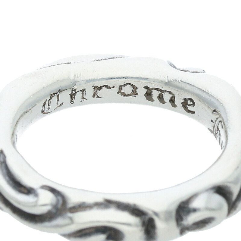 Chrome Hearts Scroll Band Silver Ring