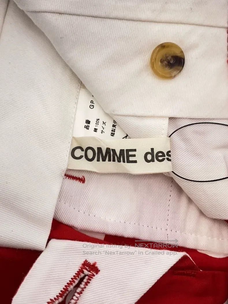Comme des Garcons Comme Des Garcons size M Red and White Polka Dot Seven-Qua Size 26" / US 2 / IT 38 - 4 Thumbnail