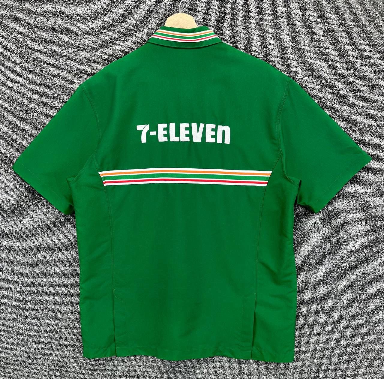 Vintage 90's 7 ELEVEN Uniform Workwear Zip Up Jacket