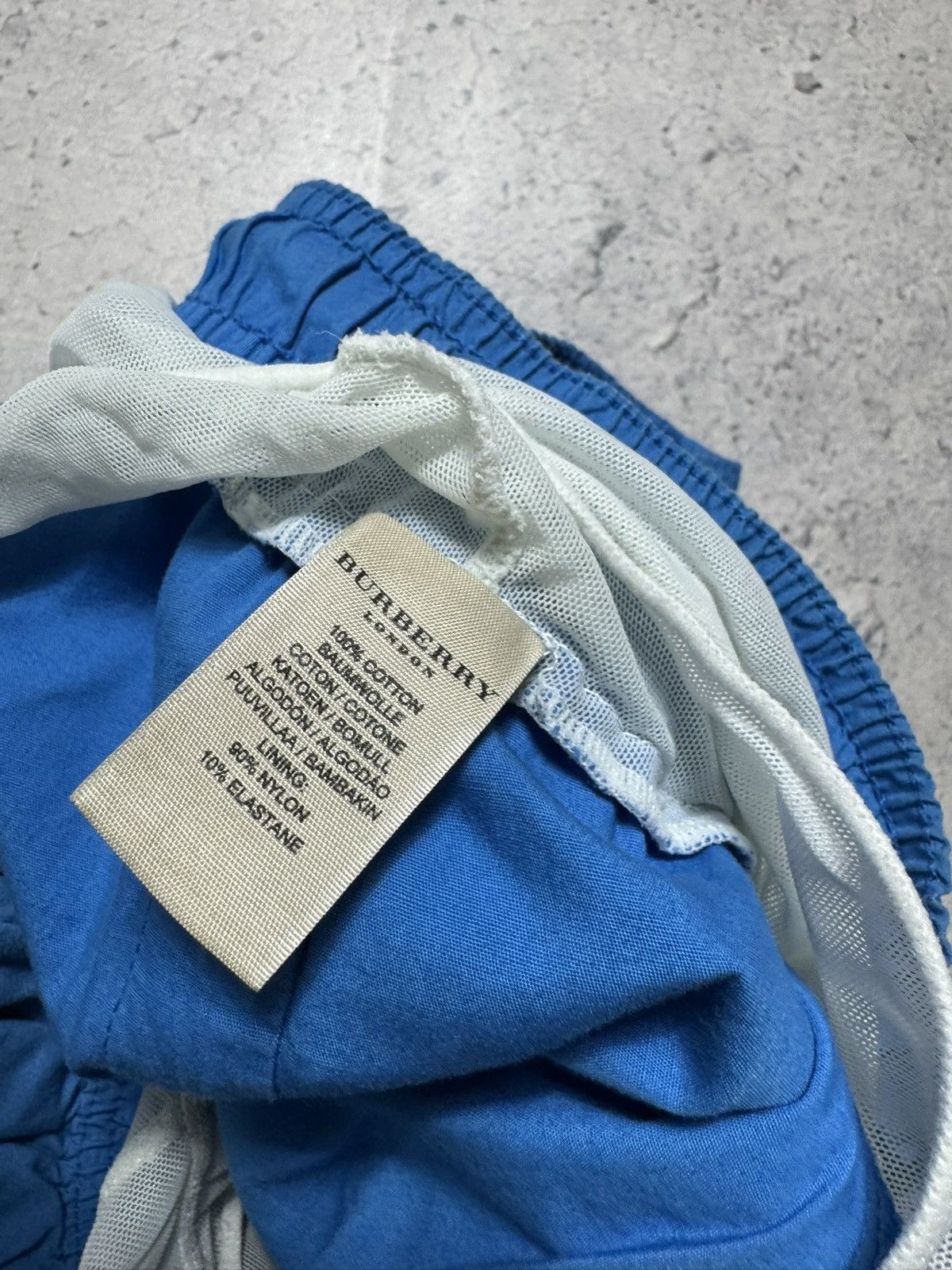 Burberry Burberry London Vintage Blue Nylon Shorts Size M Size US 32 / EU 48 - 7 Thumbnail