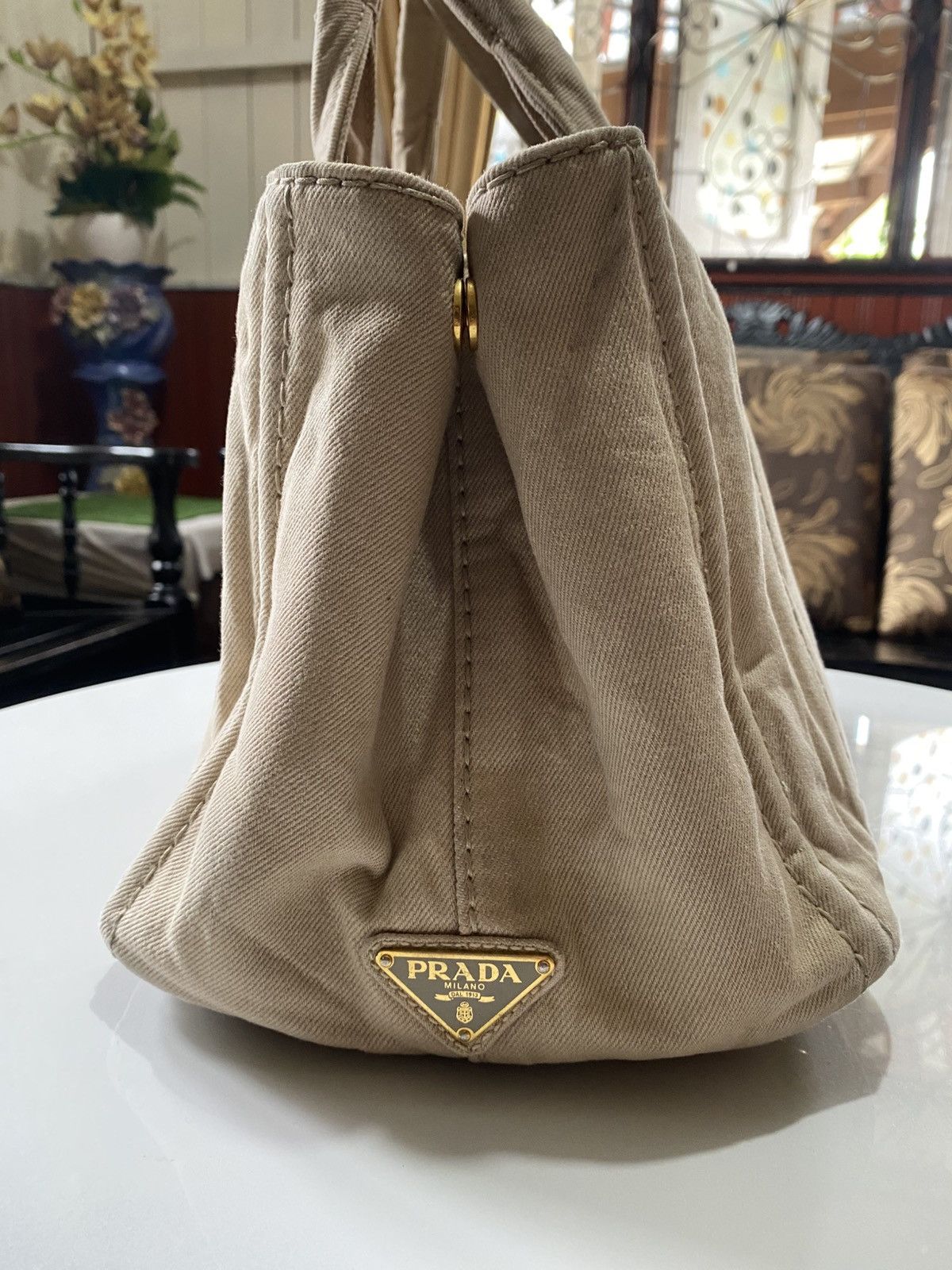 Prada Prada Canapa Tote Bags Size ONE SIZE - 1 Thumbnail