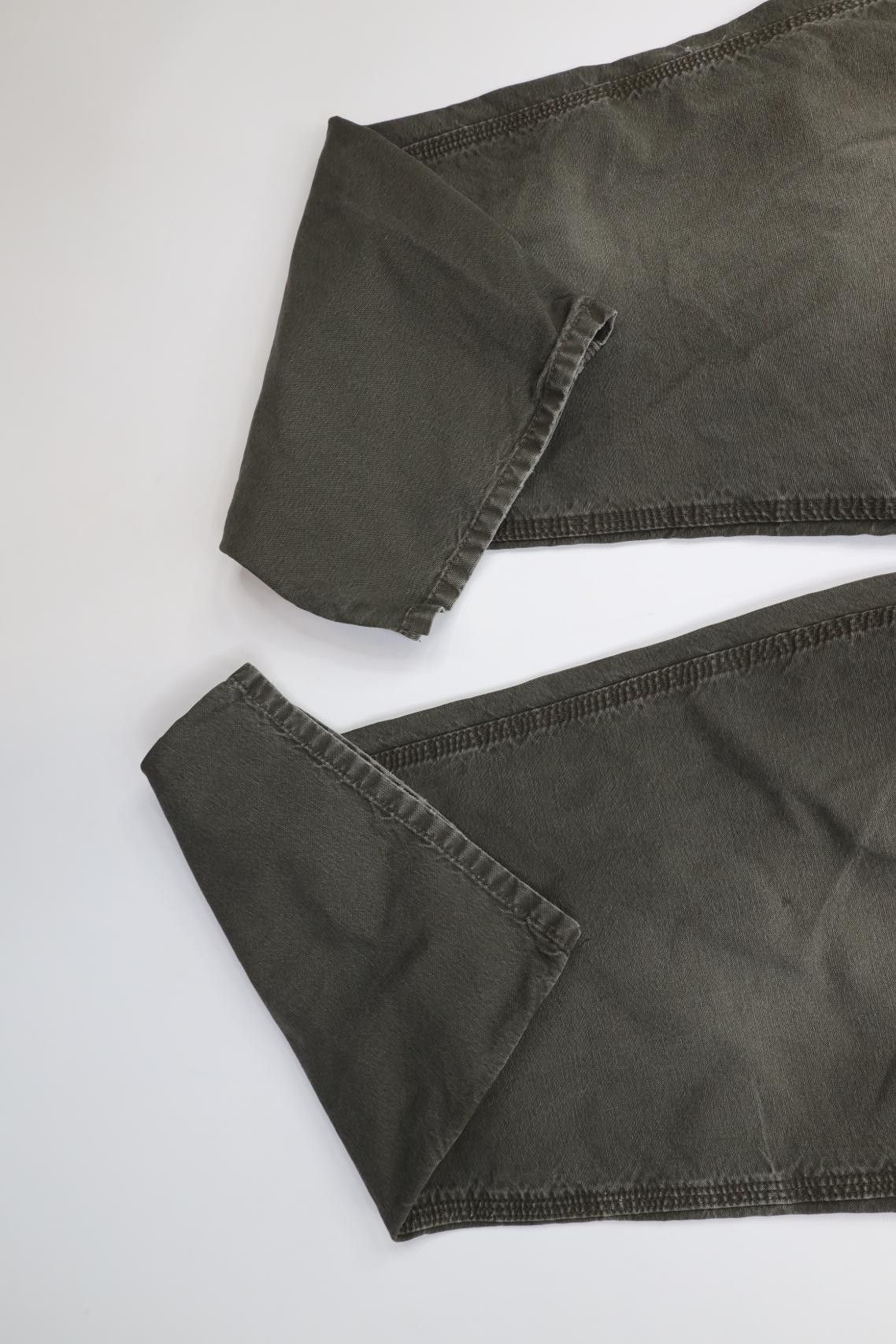 Carhartt Vintage Y2K Carhartt Wide Leg Dungaree Pants Olive Green Size US 38 / EU 54 - 6 Thumbnail