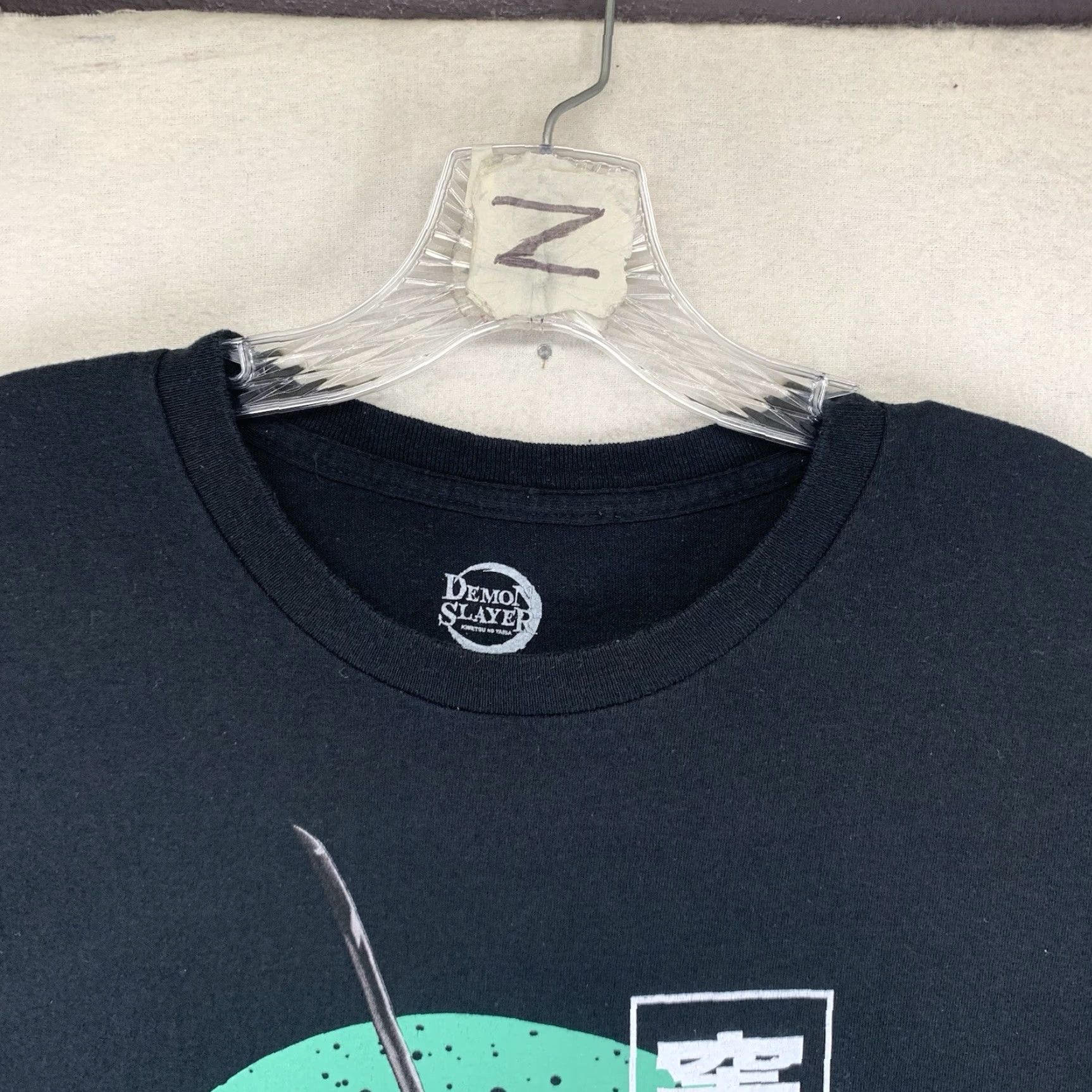 Vintage Demon Slayer Anime Graphic Shirt Mens 2XL Black Short Sleeve Cotton T-Shirt Size US XXL / EU 58 / 5 - 6 Thumbnail