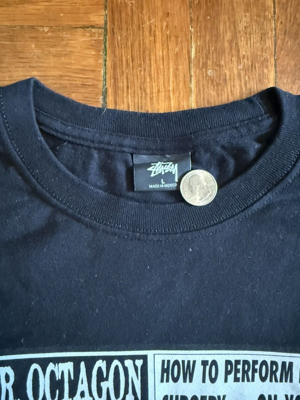 Stussy Stussy T-Shirt Newsprint Size US L / EU 52-54 / 3 - 3 Thumbnail